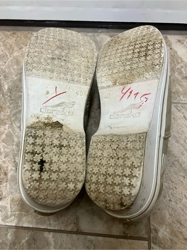 Dansko nursing vegan volley canvas Floral Slip-On closed-back clogs - Image 8