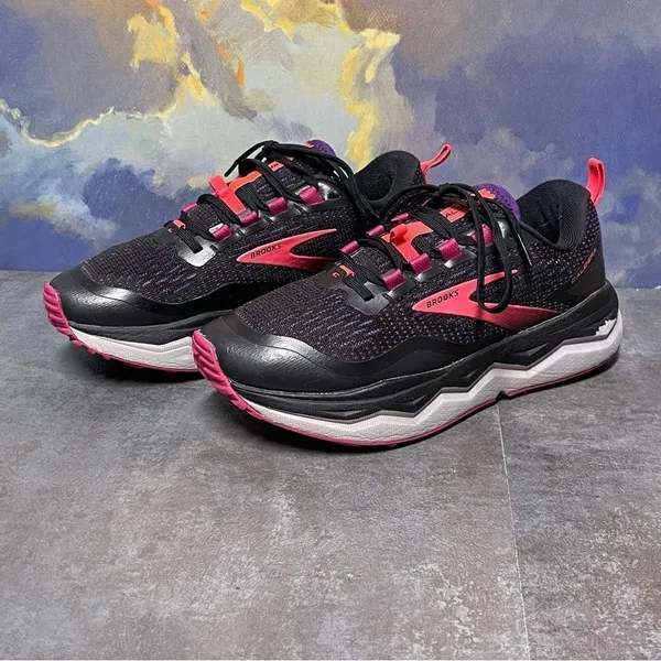 Brooks Caldera 5 Women's Black/Purple Trail Running Shoes Size 7.5B - Image 3