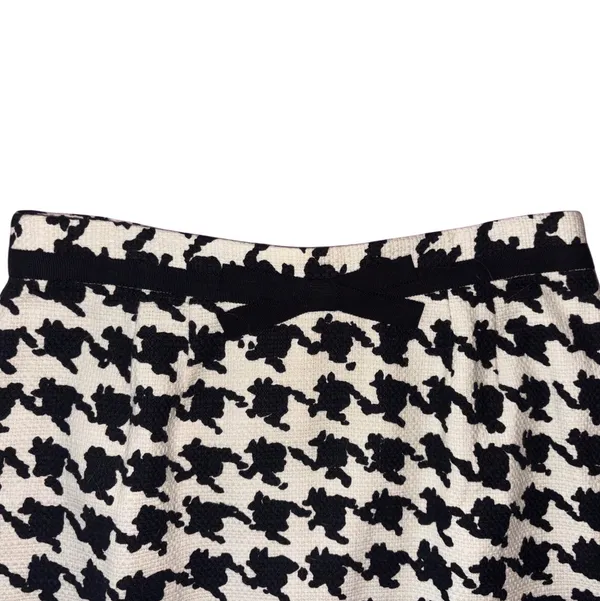 Kate Spade Black & White Houndstooth Skirt - Image 2