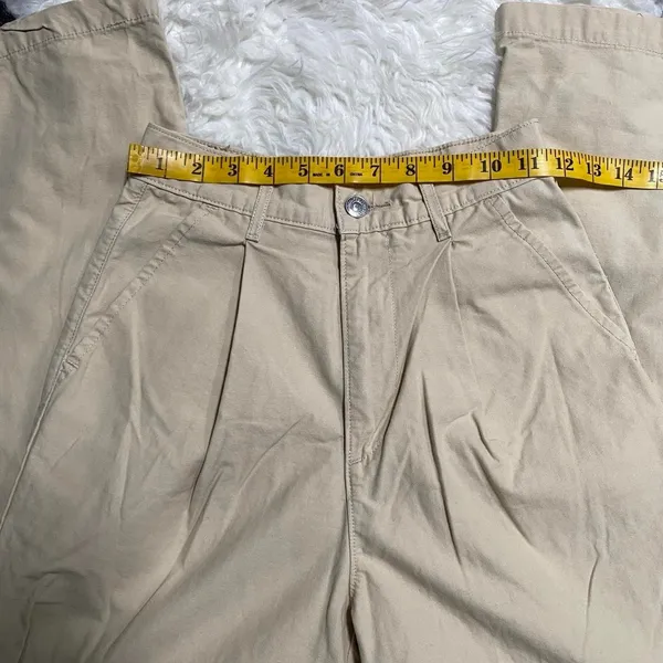 Levi'S Light Brown Tan High Loose Flare Pants Y2k Soft Grunge Light Academia - Image 4