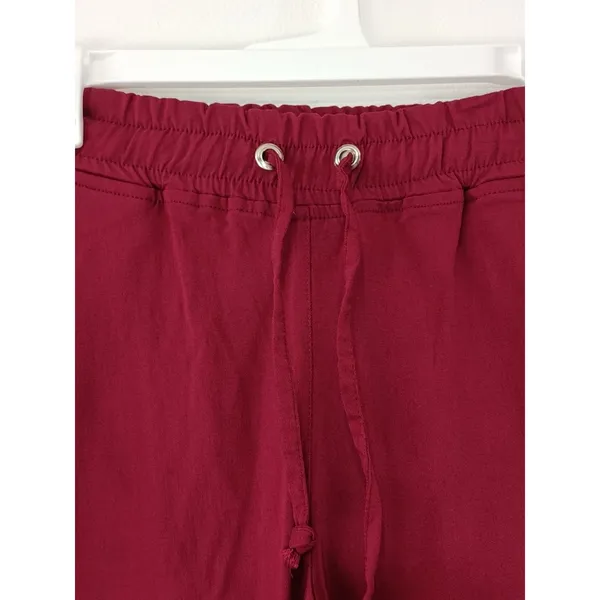 Faden Women’s Cargo Jogger Pants Burgundy Size Medium - Image 9