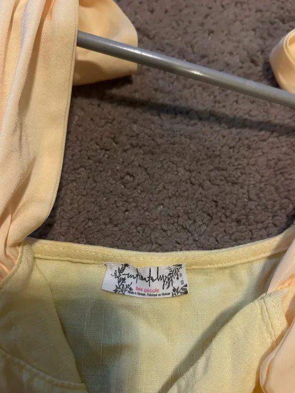 Yellow Free People Bodysuit - Image 5
