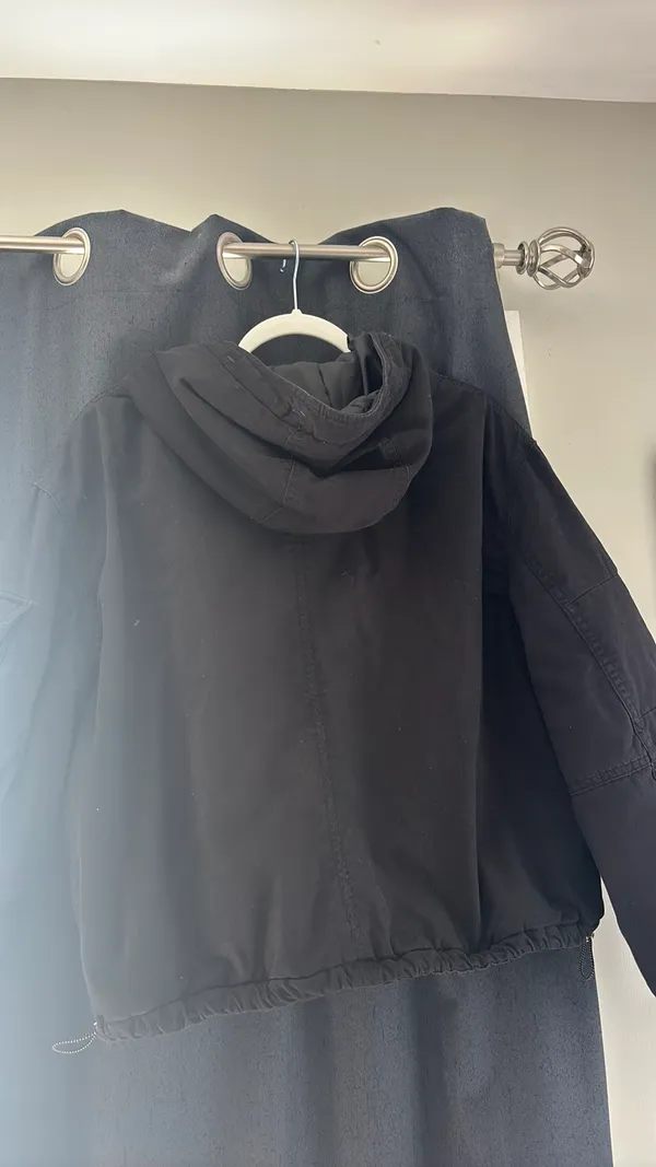 H&M Black Cargo Jacket - Image 6