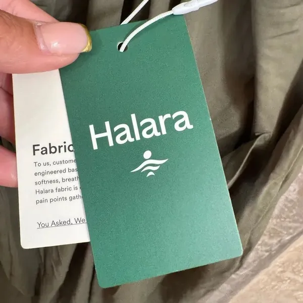 Halara Olive Green Ankle‎ Length Casual Loose Tapered Jumpsuit Med NWT - Image 5