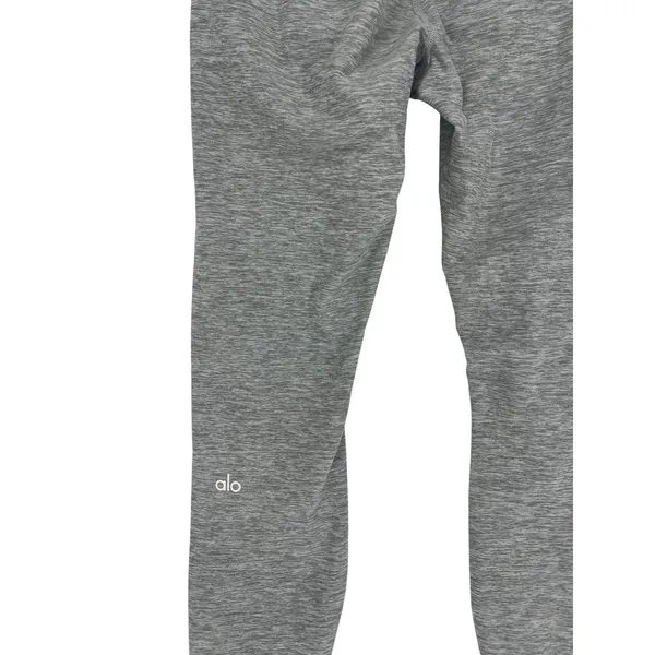 Alo Yoga Alosoft High-Waist 7/8 Highlight Leggings Athletic Heather Grey M - Image 10