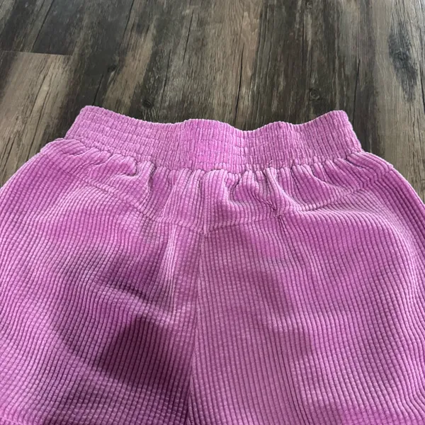 Urban Outfitters Drapey Corduroy Wide Leg Pants in Bubblegum Pink - Image 9