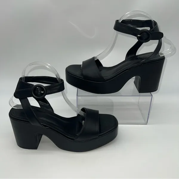 MOTF Black Platform Heels Size 9 - Image 2