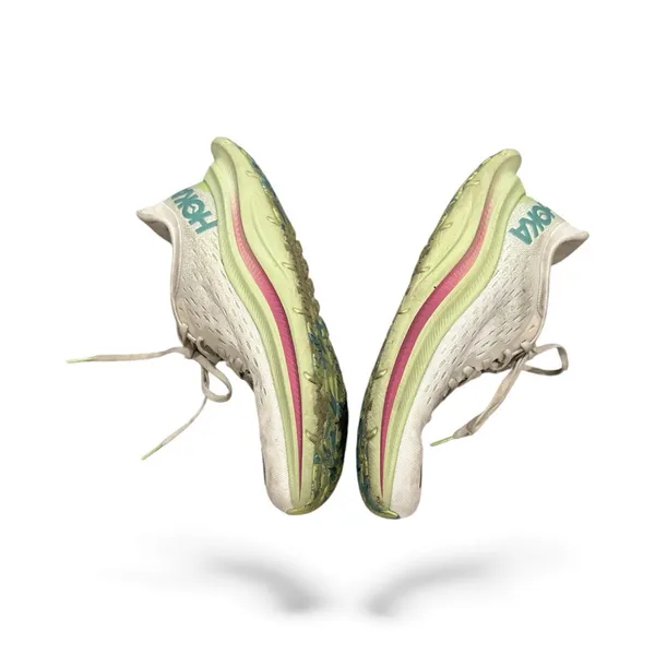 HOKA KAWANA Running Sneakers White Green Pink 7 - Image 4