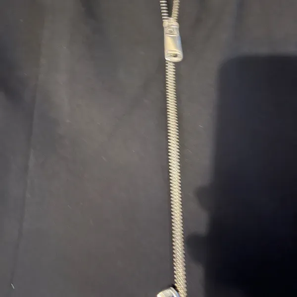 ZARA Black strapless zipper top never worn - Image 4