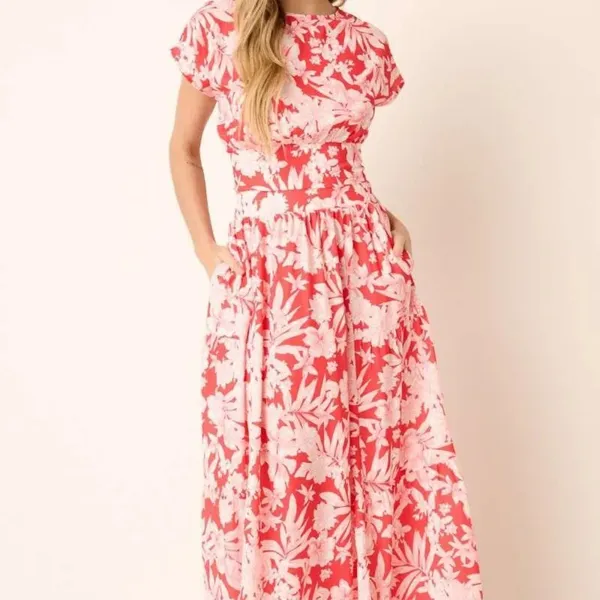 Mittoshop Tropical Print Top and Skirt‎ Set - Image 3