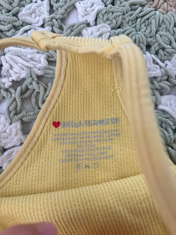 Yellow Workout Tank - Image 5