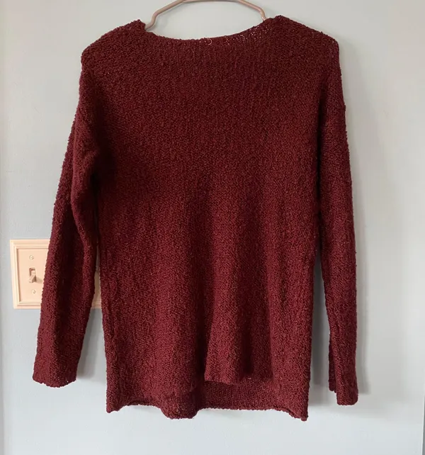 Garage Burgundy Sweater - Image 4