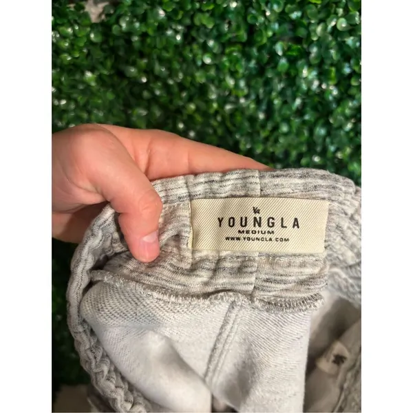 YoungLA Gray Scale Effortless Shorts Sz Medium - Image 4