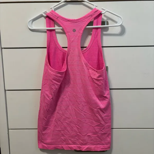 Lululemon Pink Stripe Swiftly Tech - Image 2