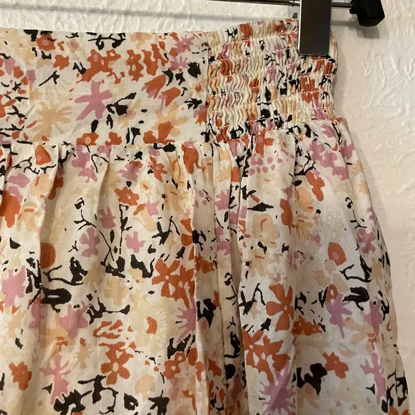 Free People Pretty Daze Ivory Floral Print Maxi Skirt - Image 6