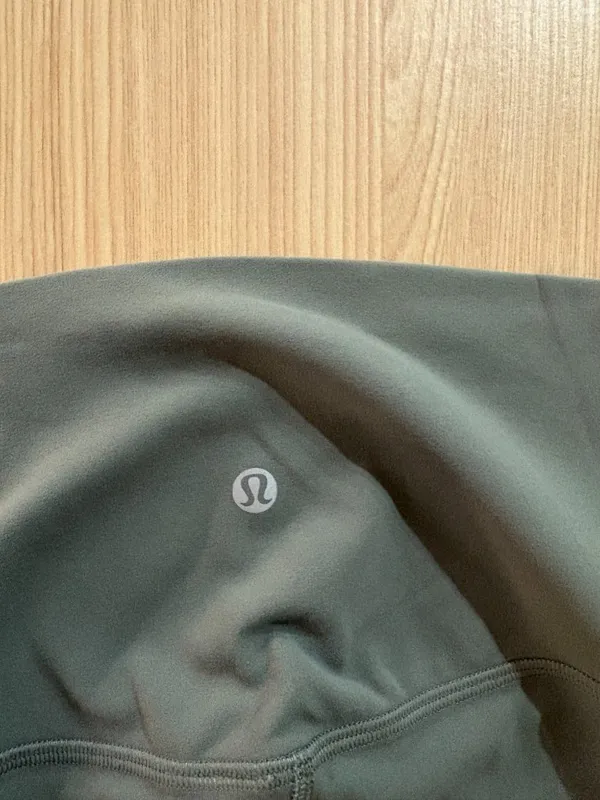 Lululemon Align Pant 25" Size 10 Green Pull On Nylon Blend Nulu Fabric W5CTAS - Image 3