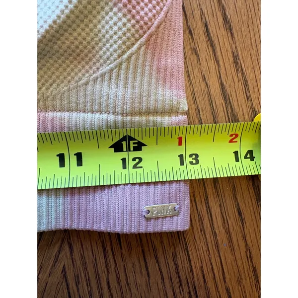 PINK by Victoria's Secret Sports Bra‎ Tie Dye Racerback Seamless Size M - Image 6
