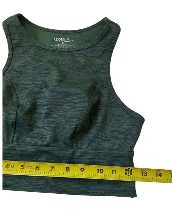 Adore Me Green Hi-Rise Sporty Cycling Set Women Size Small | 22-20 - Image 6