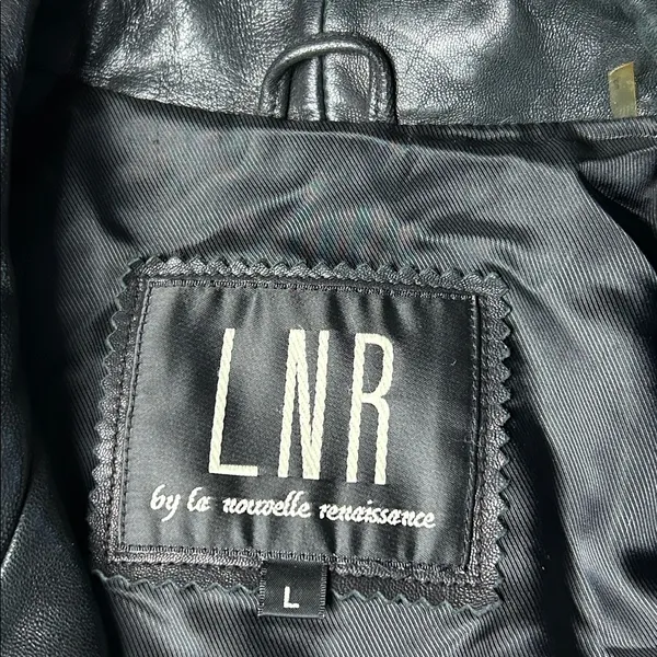 LNR by La Nouvelle Renaissance Genuine Leather Jacket – Size Large - Image 11