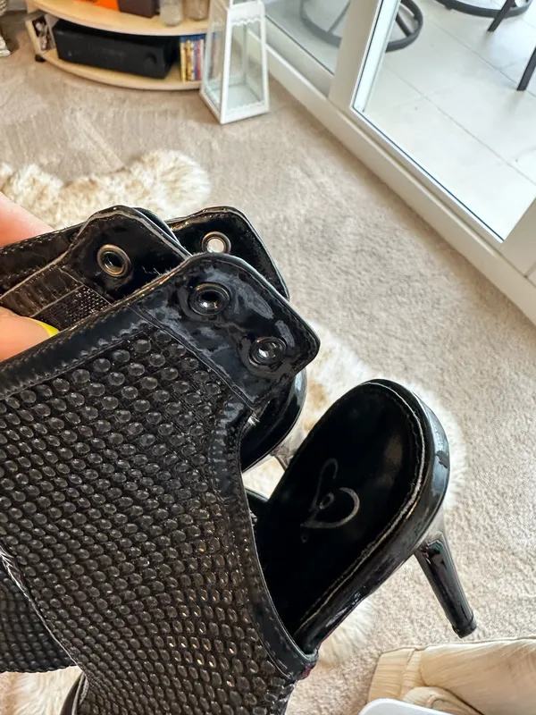Booties Black Size 7.5 - Image 9