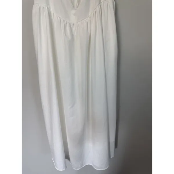 Petal & Pup Kinslee Midi Dress Linen White Sz L NEW $120 - Image 14