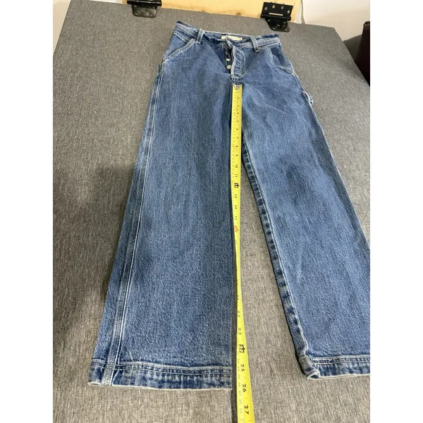 Levi's Premium Ribcage Straight Cargo Style Jeans Sz 26 - Image 3