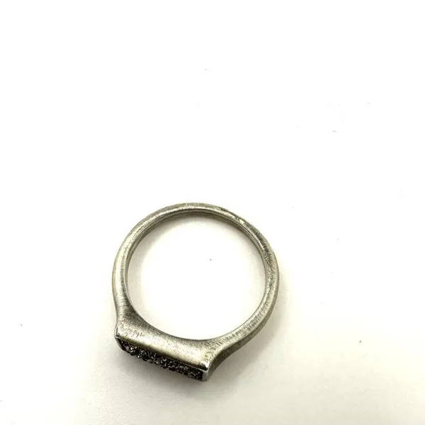 Kendra Scott black druzy   silver plated  ring - Image 5