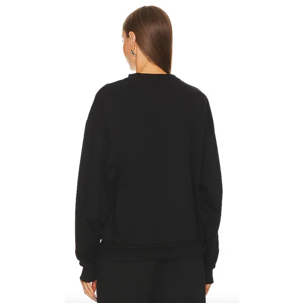 Alo Yoga Accolade Black Crewneck Jogger Sweatpants Set Estimated Small - Image 14