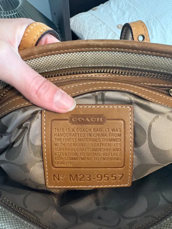 Vintage Mini Coach Bag - Image 3