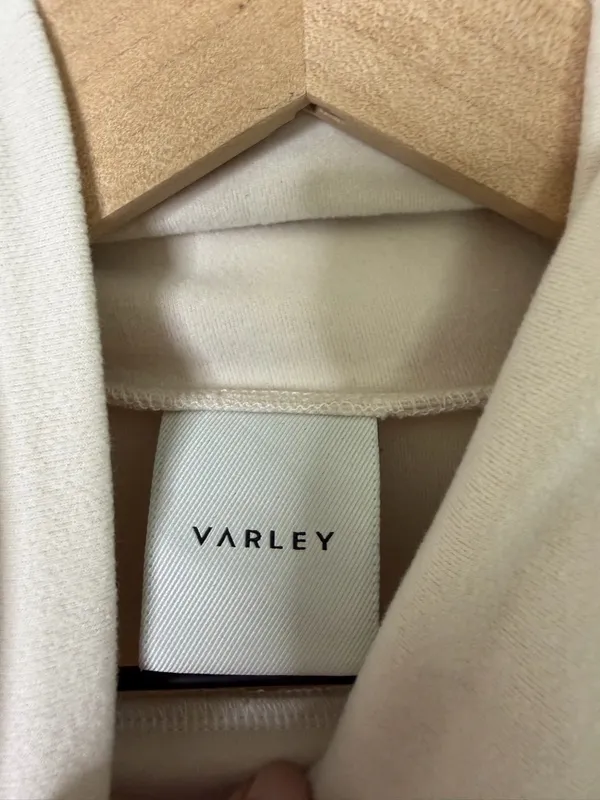 Varley Portland High Neck Midlayer Sweater Top Ivory Cream Womens Size XXS - Image 7