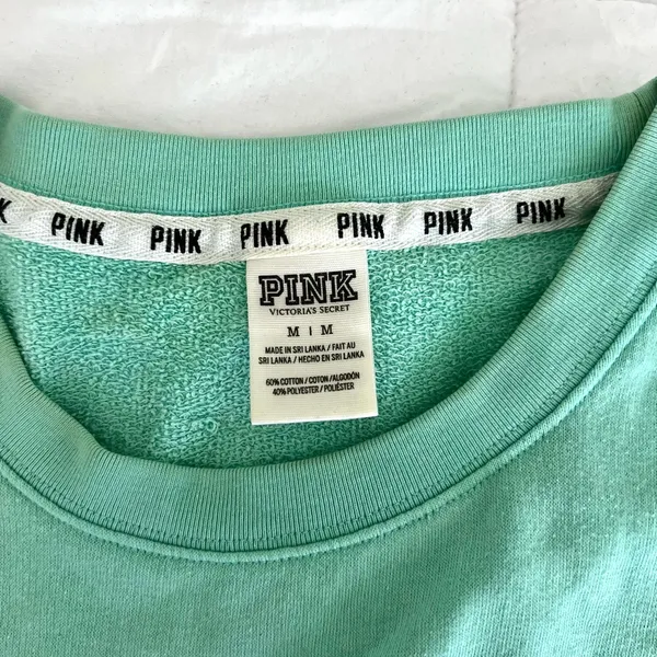 Victoria's Secret PINK Mint Sweatshirt - Image 3