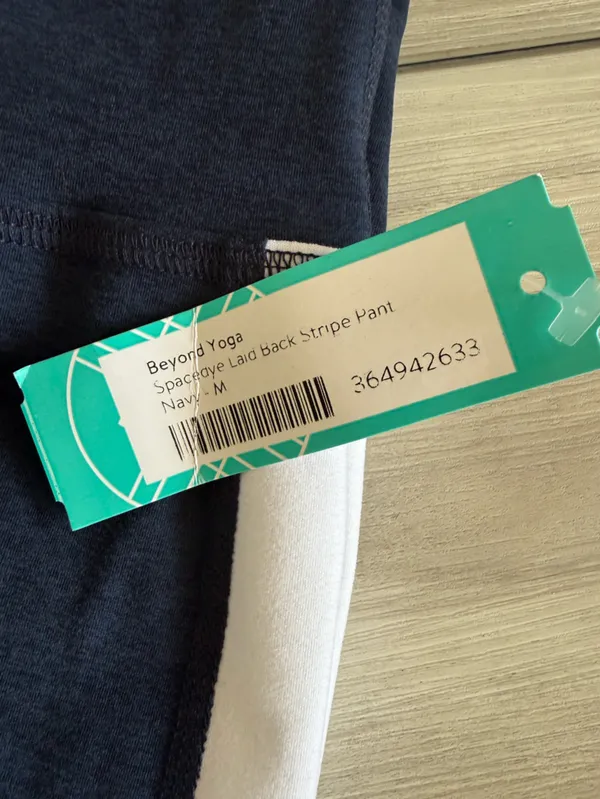 Beyond Yoga Spacedye Laid Back Wide Leg Pant Navy Medium NWT STITCH FIX - Image 8