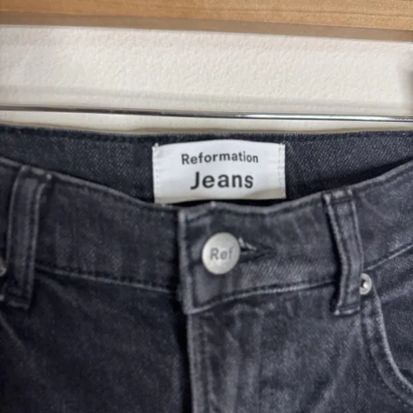 Reformation Jeans Womens 25 High Rise‎ Skinny Stretch Denim Sustainable Pants - Image 4