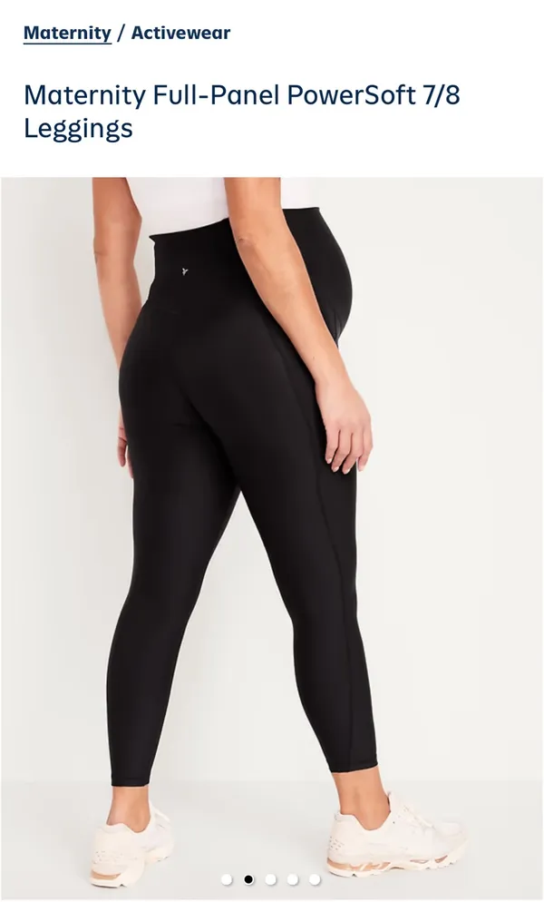 Old Navy Maternity Leggings Black - Image 2