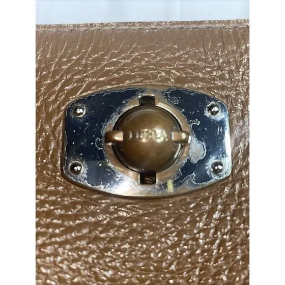 Furla Appaloosa Leather‎ tote Brown - Image 5