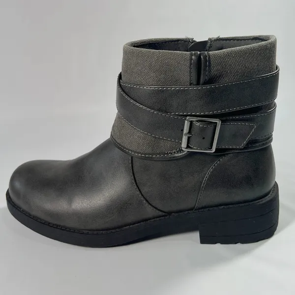 Rocket Dog Trepp Grand Orchard Cotton Ankle Boots Gray Buckle Straps Womens 9.5‎ - Image 7