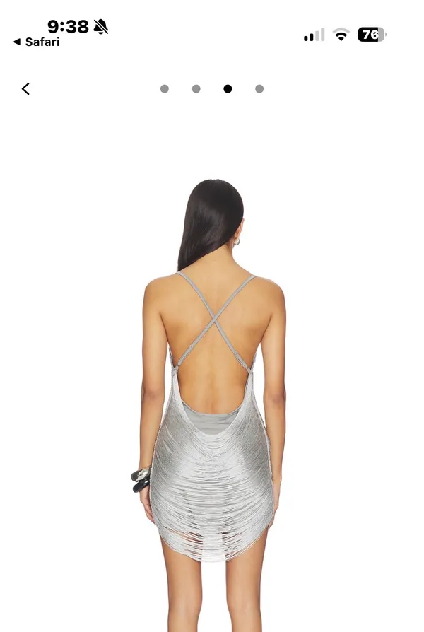 Jaden London silver dress - Image 4