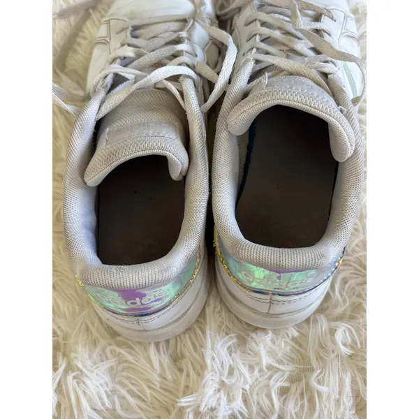 Adidas Grand Court Iridescent Stripe‎ White Sneakers Womens Size 6 Shoes - Image 7