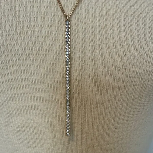 Charming Charlie Gold Silver Necklace Mixed Metal Layered Statement Jewelry - Image 2