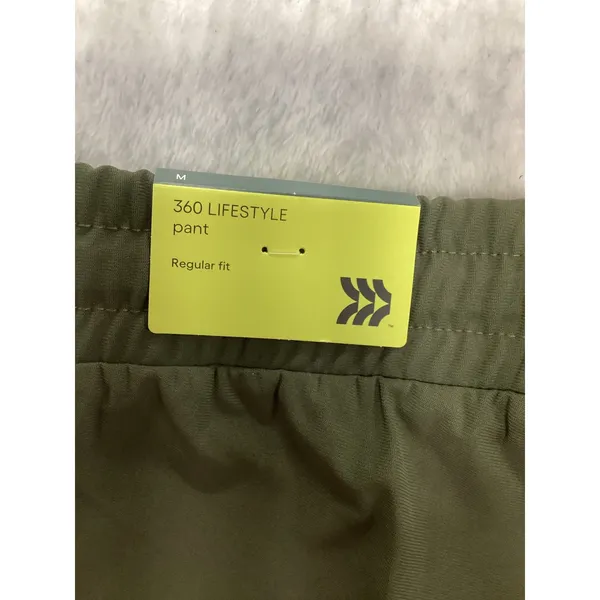 All in Motion 360 Lifestyle Pant Olive Green Regular Fit Active Tapered Mens M - Image 5