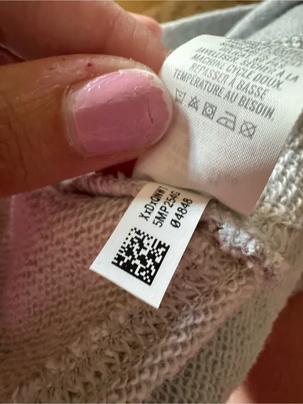 aerie Light Gray Fleece Joggers - Image 4