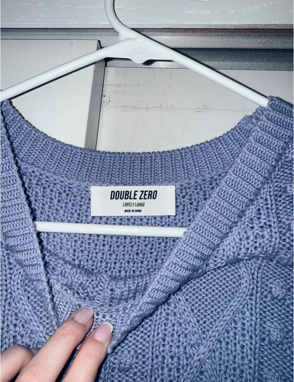 Double Zero purple sweater vest - Image 4