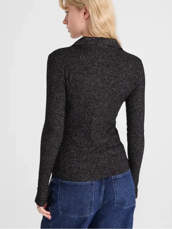 NWT Madewell V Neck Polo Top - Image 3