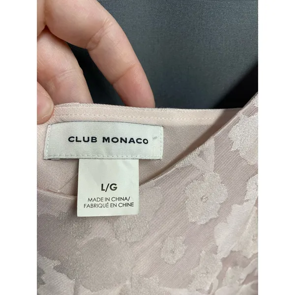Club Monaco Kora Jacquard Cami large NWOT (b49) - Image 8