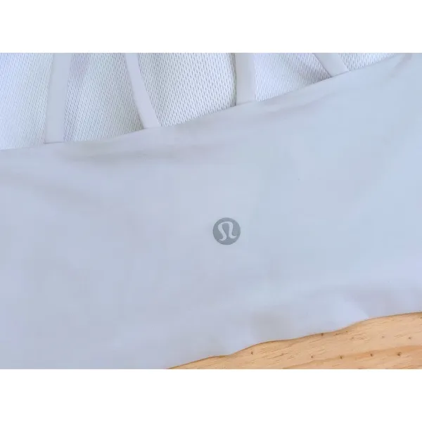 Lululemon Align Bra Gray Size S Nulu Fabric Cross Back Yoga Sports Bra - Image 6