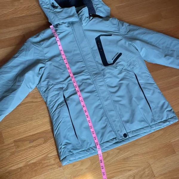 Moerdeng Women’s M Mint Green Waterproof Ski Snow Jacket Hooded Winter Coat NWT - Image 9