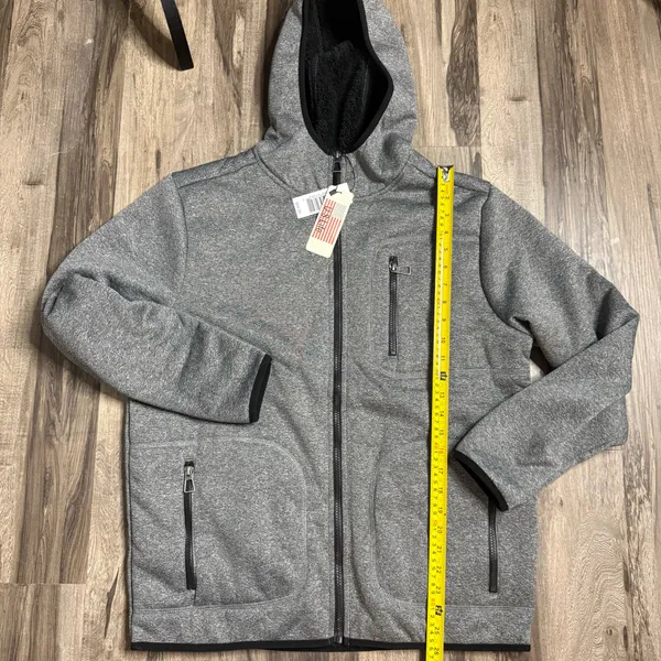 Men's Gray Jacket Sz Small - Image 6