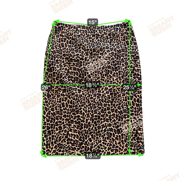 J.crew No. 2 Pencil Skirt Leopard Bi-Stretch Botton 6 Animal Print‎ Women's - Image 2