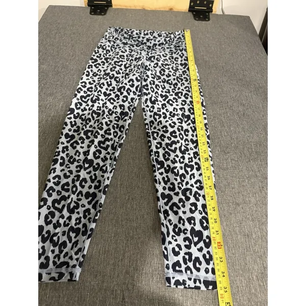 Aerie Offline Women's Real Me Leopard Crossover 7/8 Leggings High Rise Sz L - Image 5