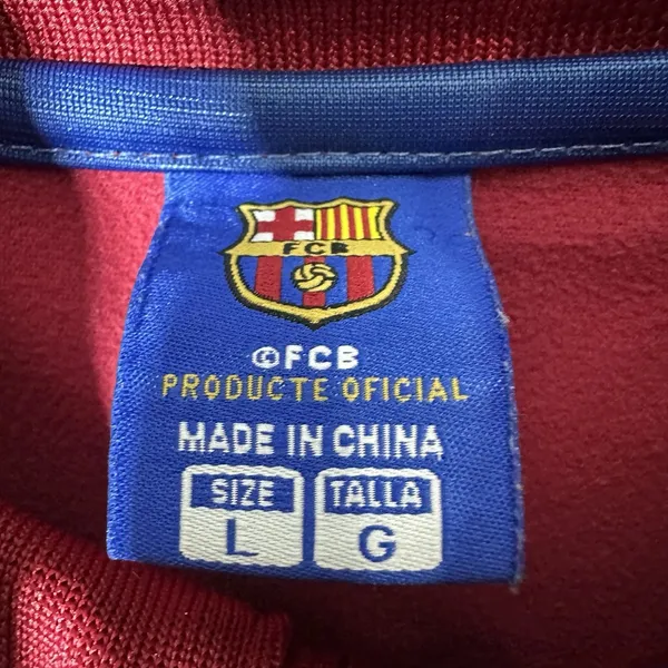 FC‎ Barcelona Officially Licensed Zipper Soccer Jacket Size Large - Image 5